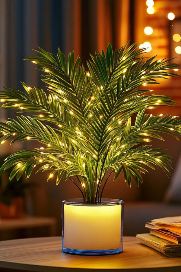 Paradiesische Palmenlampe