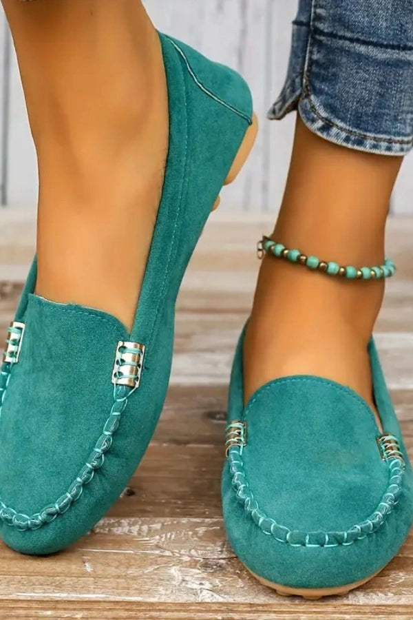 Loafer mit Metalldetail