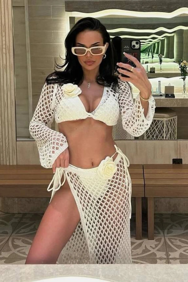 Dreiecks Rosen Bikini