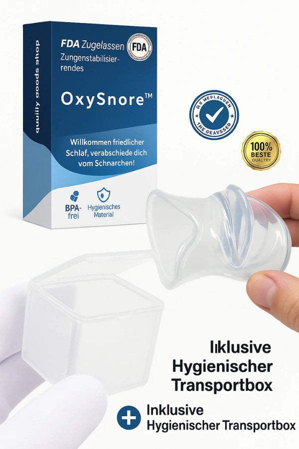 OxySnore™ – Schluss mit Schnarchen, voller Energie ins Leben starten!