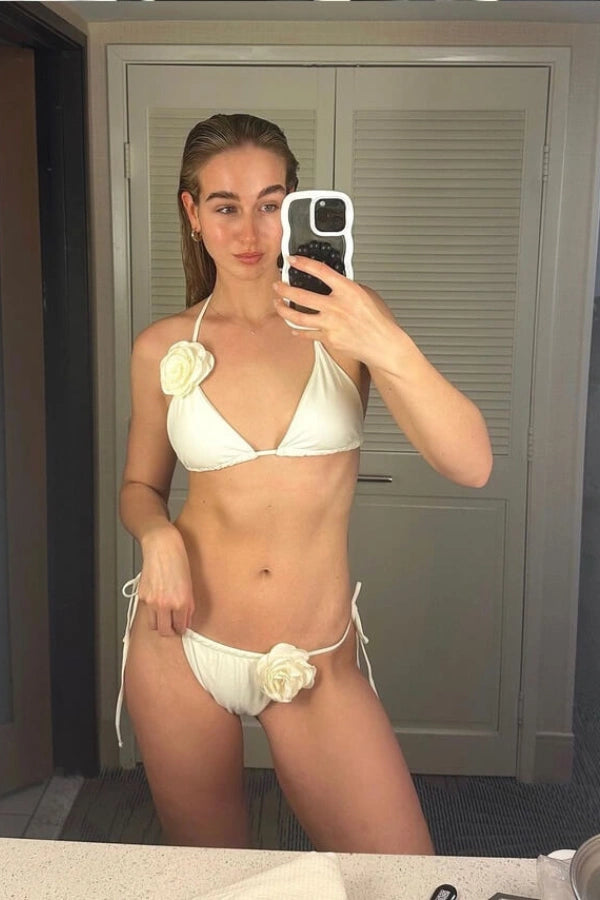Dreiecks Rosen Bikini