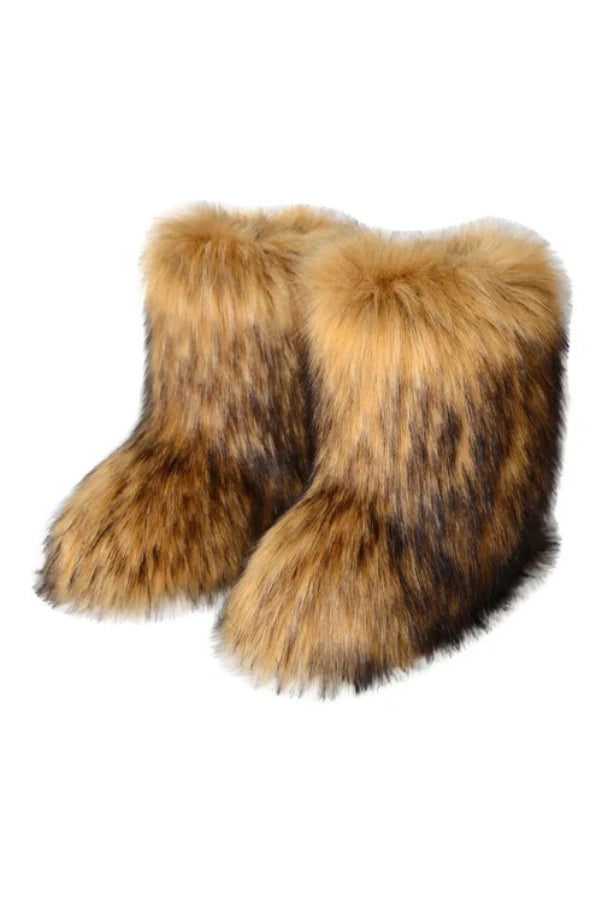 Gefrostete Flausch-Y2K-Stiefel