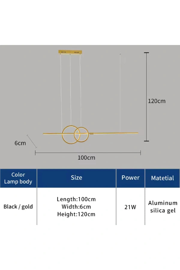 Nordischer LED-Kronleuchter