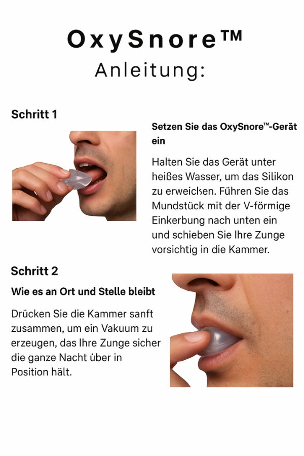 OxySnore™ – Schluss mit Schnarchen, voller Energie ins Leben starten!