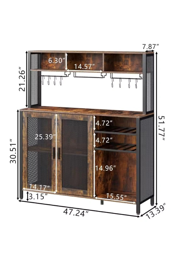 Weinbar-Hüttenmöbel