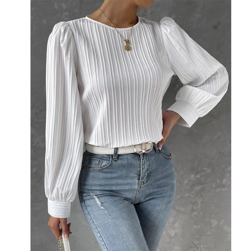 Akame Bluse mit Ärmeln