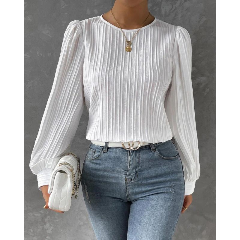 Akame Bluse mit Ärmeln