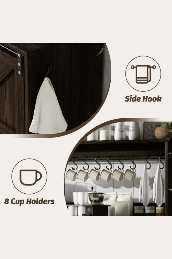 Landhaus Kaffeebar Schrank