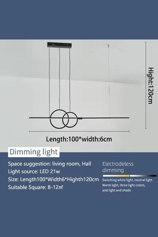Nordischer LED-Kronleuchter