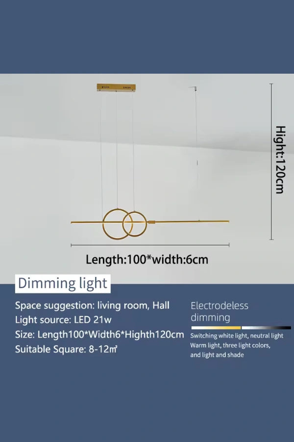 Nordischer LED-Kronleuchter