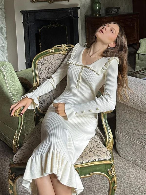 Abijah Rüschenkleid