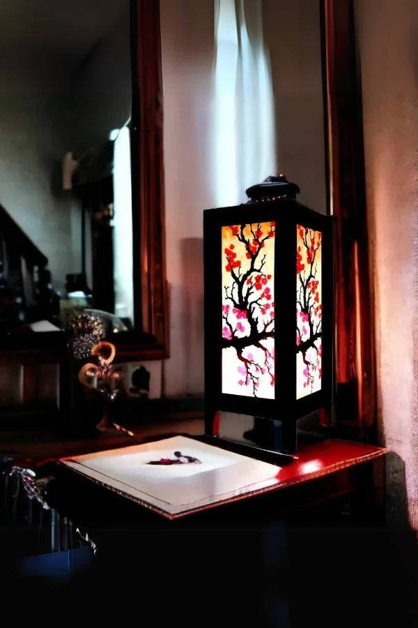 Florales Bambusleuchten