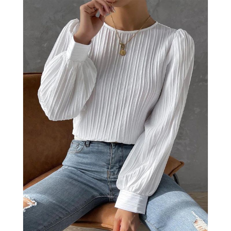 Akame Bluse mit Ärmeln