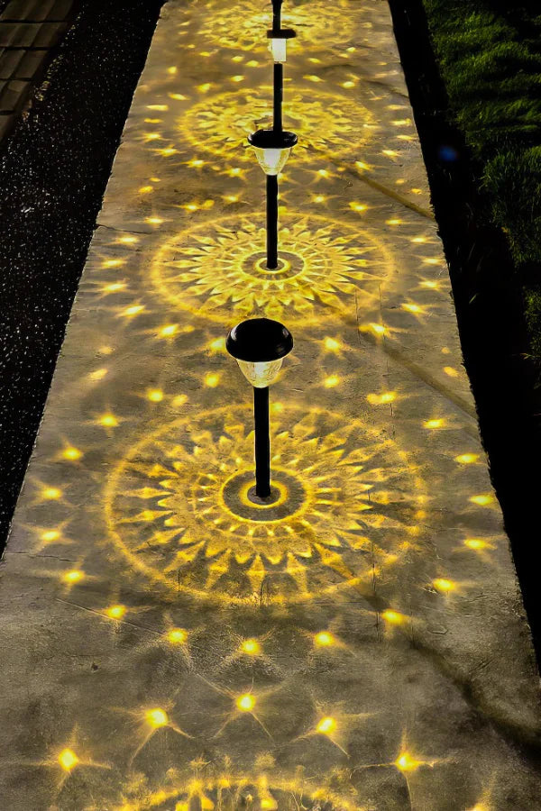 Schimmernde Gartenlichter