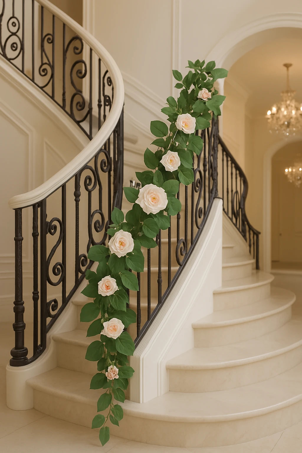 Blumige Umarmung Girlande